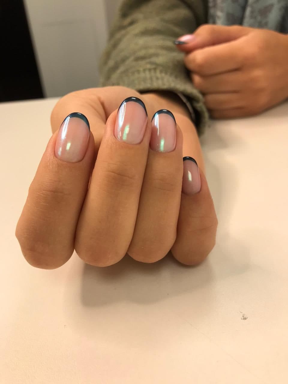 Френч с перламутром